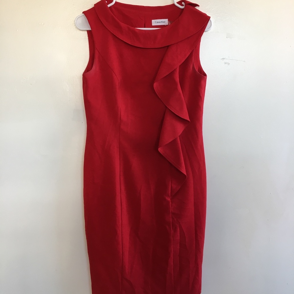 Calvin Klein Red Dress